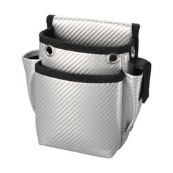 WT-10SV [小型腰袋2段 シルバー]