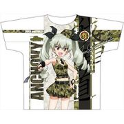 ガールズ&パンツァー最終章 フルグラフィックTシャツ ミリタリー ver. アンチョビ [キャラクターグッズ]