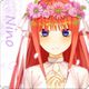 五等分の花嫁∬ ラバーマットコースター 中野二乃 [キャラクターグッズ]