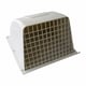 高須ウェザカバー格子付25cm換気扇用 ホワイト WK-25W