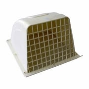 高須ウェザカバー格子付20cm換気扇用 ホワイト WK-20W