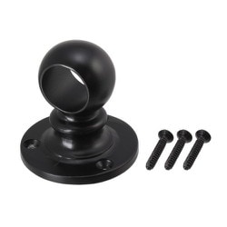 ブラケット 通 16mm ブラック 1個入 37509