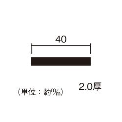 ヨドバシ.com - ハイロジック 55980 [アルミフラットバー 2.0×40mm 1m