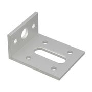 56387 [アングルピース 3.0*25*50*40mm 穴アキ シルバー 1個]