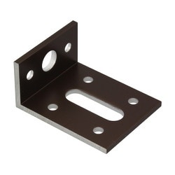 56388 [アングルピース 3.0*25*50*40mm 穴アキ ブロンズ 1個]