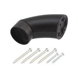 エンドフラケット ブラック 1個入 97249