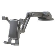 PPH2103 [車内用品 スマホホルダー 横置き対応スマホホルダー ロングアーム吸盤 ブラック 対応サイズ：(幅) タテ置き時 約65-85mm、ヨコ置き時 約65-80mm/厚み 約10mmまで/重さ 約150-230g以下]