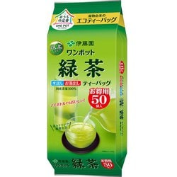 ワンポット 抹茶入り緑茶 （エコティーバッグ） 3.0g×50袋 [緑茶 ティーバッグ]