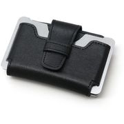 kc design SANDYカードケース レザー ブラック XM913BK