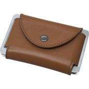 kc design SANDYカードケース レザー ブラウン XM914BR