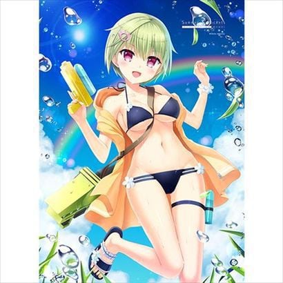 信頼 Summer Pockets Reflection Blue 野村美希 水着 B2タペストリー キャラクターグッズ 信頼 Summer Pockets Reflection Blue 野村美希 水着 B2タペストリー キャラクターグッズ
