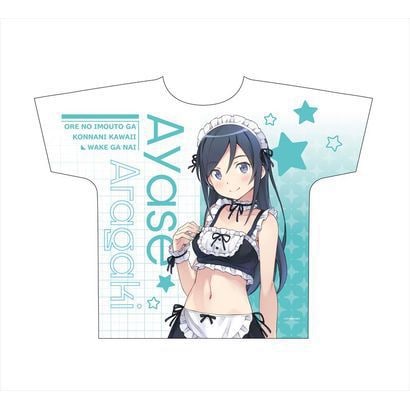 俺の妹がこんなに可愛いわけがない フルグラフィックtシャツ 水着メイド Ver 新垣あやせ キャラクターグッズ