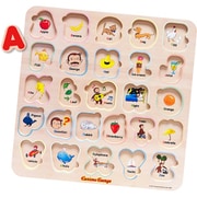 おさるのジョージ 木製アルファベットパズル [木製パズル]