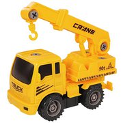 ギミック&フリクション組立て建設車 クレーンカー