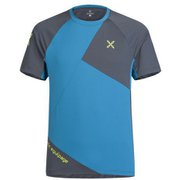 ROCK T-SHIRT MTGI51X 8340 ペールブルー/イエローグリーン Sサイズ [アウトドア カットソー メンズ]