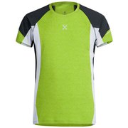 ラン エナジー ティーシャツ RUN ENERGY T-SHIRT MTGR36X 4092 イエローグリーン/チャコールグレー Mサイズ [ランニングウェア シャツ メンズ]