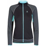 THERMAL COLOR MAGLIA WOMAN MMAP74W 9029 ブラック/アイスブルー Sサイズ [アウトドア ソフトシェルジャケット レディース]
