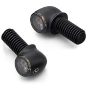 HIGHSIDER (ハイサイダー) LED ウインカー マットブラック ホワイトポジション付き フロント用 プロトンTWO 17309