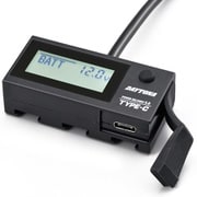 USB電源 & 電圧計 USB-C PD3.0対応 18W iPhone/Android対応 イープラスチャージャー 17239