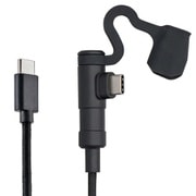 充電ケーブル 20cm USB-C & USB-C Android対応 L字コネクター 17211