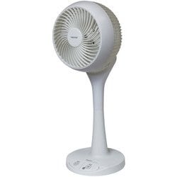 サーキュレーター 3D首振りリビングサーキュレーター 18cm 360度首振り ホワイト KIS-5180