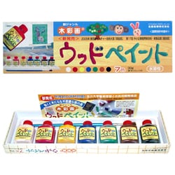 ウッドペイント7色 一般紙箱セットA柄 33722