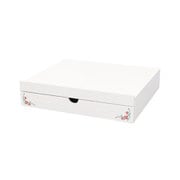 家電下スライドテーブル引出付 幅45cm ローズ柄 MBSK45402W