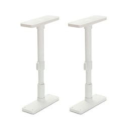 家具転倒防止突っ張り棒 2本組 高さ35～50cm マットホワイト UEQ-35W