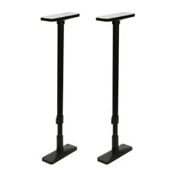 家具転倒防止突っ張り棒 2本組 高さ65～100cm マットブラック UEQ-65K