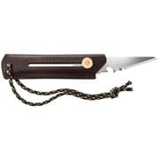 替刃式ブッシュクラフトナイフ BK1 レザー OW-BK1L-DBR ダークブラウン [アウトドア フィールドギア アウトドアナイフ]