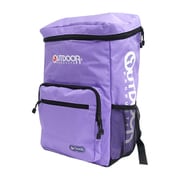 22449906 PURPLE [OUTDOOR PRODUCTS ロゴセット ボックス デイパック A4収納 PURPLE]