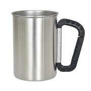 ステンミリタリーマグ 450 マグカップ ブラック BM-150