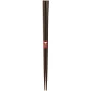 抗菌箸 ゼオミック加工 六角月閃(げっせん)・黒 23cm 121079