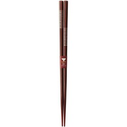 抗菌箸 ゼオミック加工 六角矢切・赤 21cm 121147