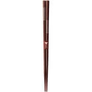 抗菌箸 ゼオミック加工 六角矢切・赤 21cm 121147