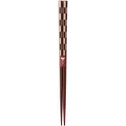 抗菌箸 ゼオミック加工 六角輪廻（りんね）・銀 21cm 121208