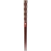 抗菌箸 ゼオミック加工 六角輪廻(りんね)・銀 21cm 121208