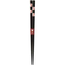 抗菌箸 ゼオミック加工 市松色目花・赤 21cm 121246