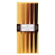 【家庭用食洗機対応】箸セット ナチュラルウッド5P 22.5cm 028569