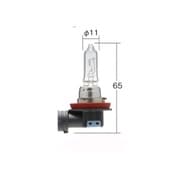 0490 [ノーマルバルブ 四輪車ハロゲン前照灯用 （一般車用） 12V65W クリアー 1個入り H9]