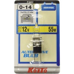 P0452 [ノーマルハロゲンバルブ H3c 12V55W 1個入り]