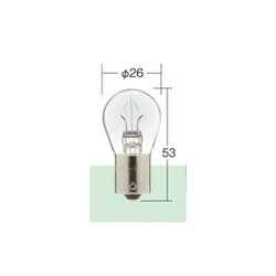 24V21W BA15S S25 ノーマルバルブ （1箱/10個入り） 4671