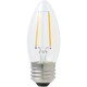 LED電球 電球色 シャンデリア型 E26 25W相当 LDC2LC25WE26T2