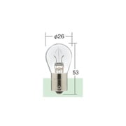 24V25W BA15s S25 ノーマルバルブ （1箱/10個入り） 4621