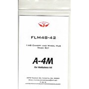 FLM48-42 1/48 エアクラフト用マスキングシート A-4M キャノピー ＆ホイールマスクセット （ホビーボス社キット用） [プラモデル用品]