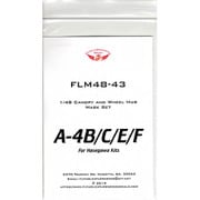 FLM48-43 1/48 エアクラフト用マスキングシート A-4B/C/E/F キャノピー ＆ホイールマスクセット （ハセガワ社キット用） [プラモデル用品]
