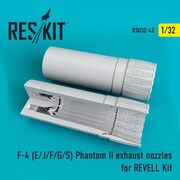 RSKU32-0043 1/32 レジン製ディティールアップパーツ F-4E/J/F/G/S ファントムII アフターバーナー （レベル用） [プラモデル用パーツ]