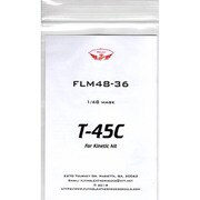 FLM48-36 1/48 エアクラフト用マスキングシート T-45C キャノピー ＆ホイール マスクセット キティーホーク社キット用 [プラモデル用品]