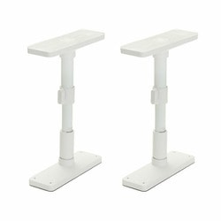 突っ張り棒 27～35cm 2本組 地震対策 防災 家具転倒防止ポール マットホワイト UEQ-27W