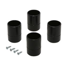 DRK-616 [アジャスター キャップ 丸型 LABRICO 丸棒 直径30mm 対応 マットブラック]
